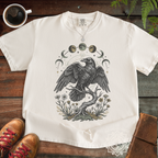 Arctic Raven & Moon Phases T-Shirt