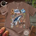 Alaska Icons T-Shirt: Original Watercolor Art
