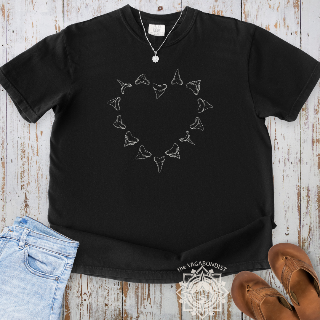 Heart of Shark Teeth T-Shirt