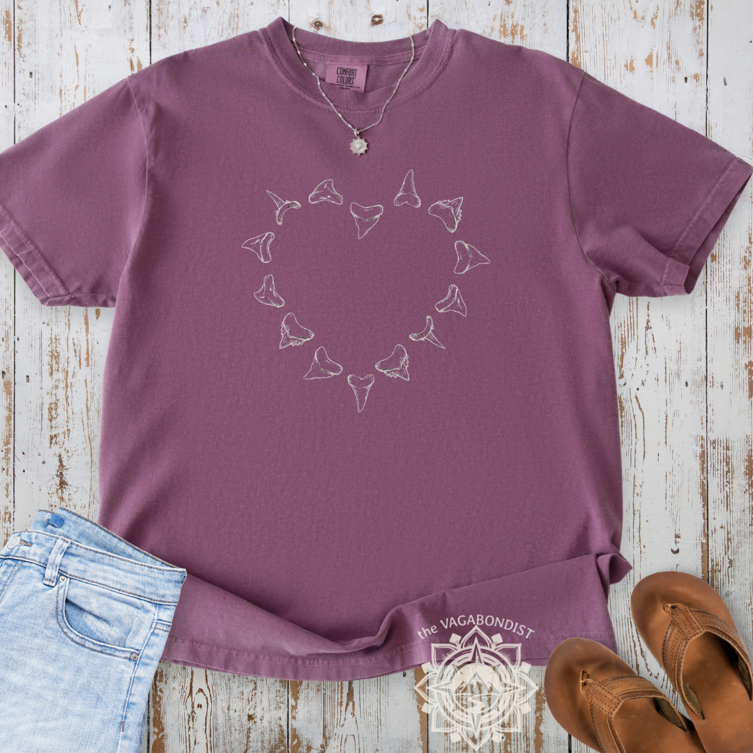 Heart of Shark Teeth T-Shirt
