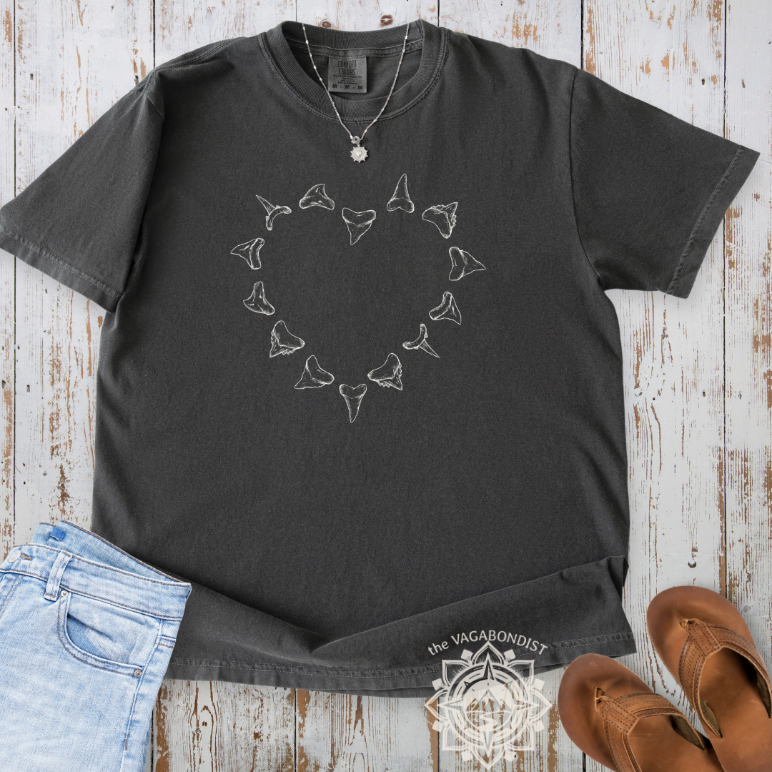 Heart of Shark Teeth T-Shirt