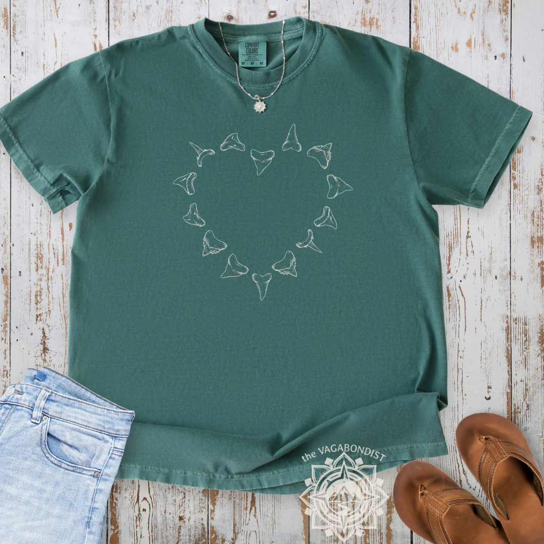 Heart of Shark Teeth T-Shirt