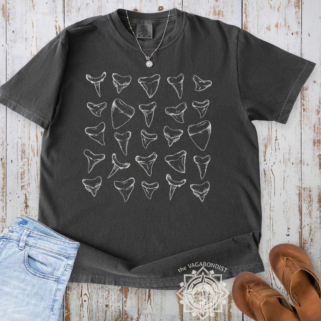 Shark Teeth Sketches T-Shirt