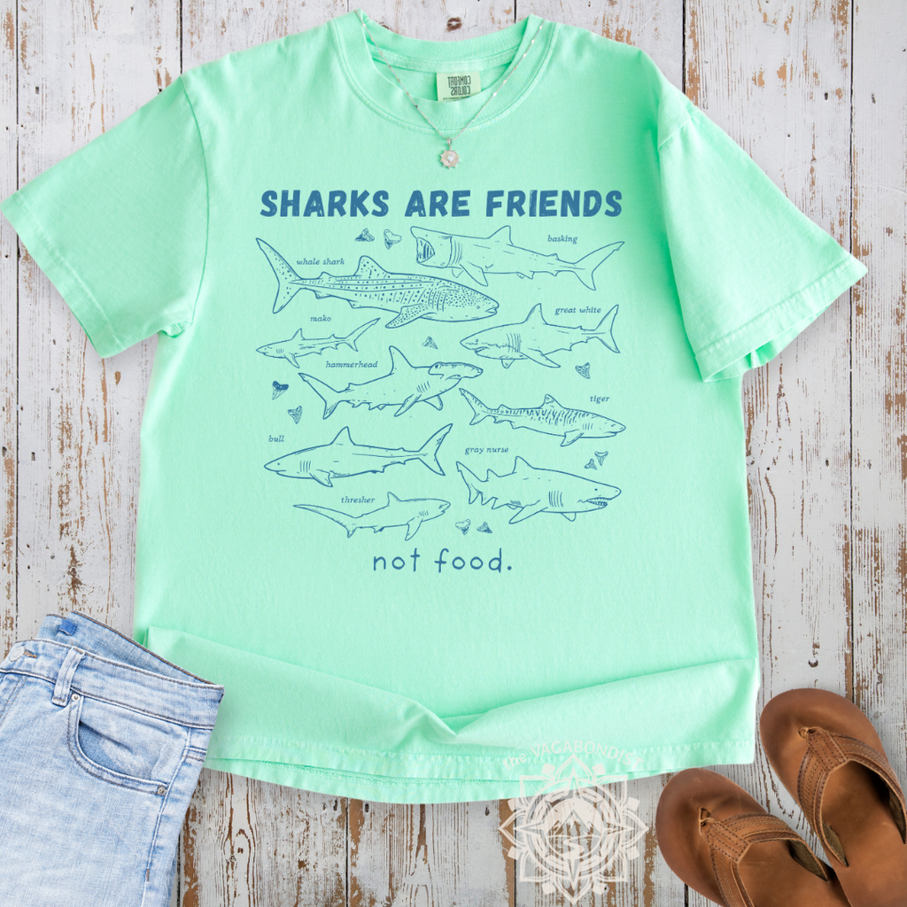 Sharks are Friends, not Food T-Shirt