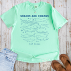 Sharks are Friends, not Food T-Shirt
