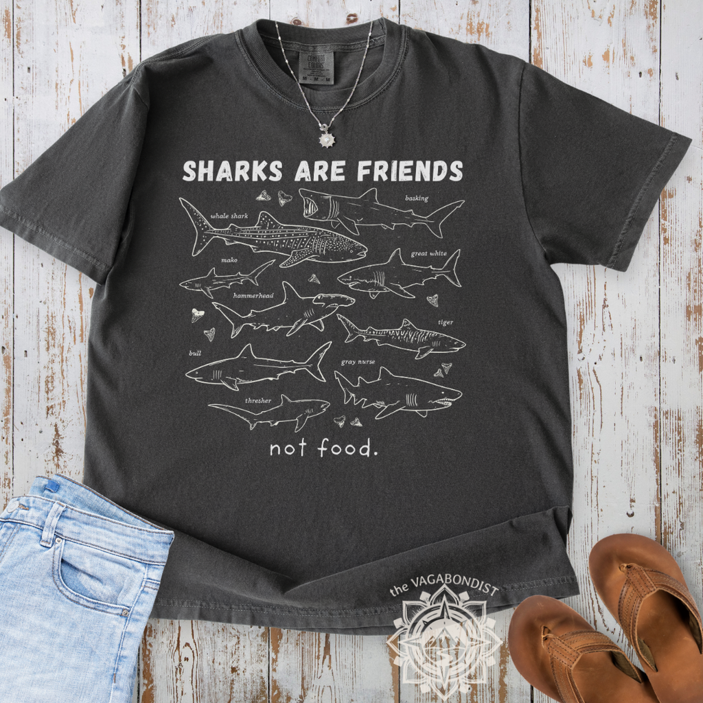Sharks are Friends, not Food T-Shirt