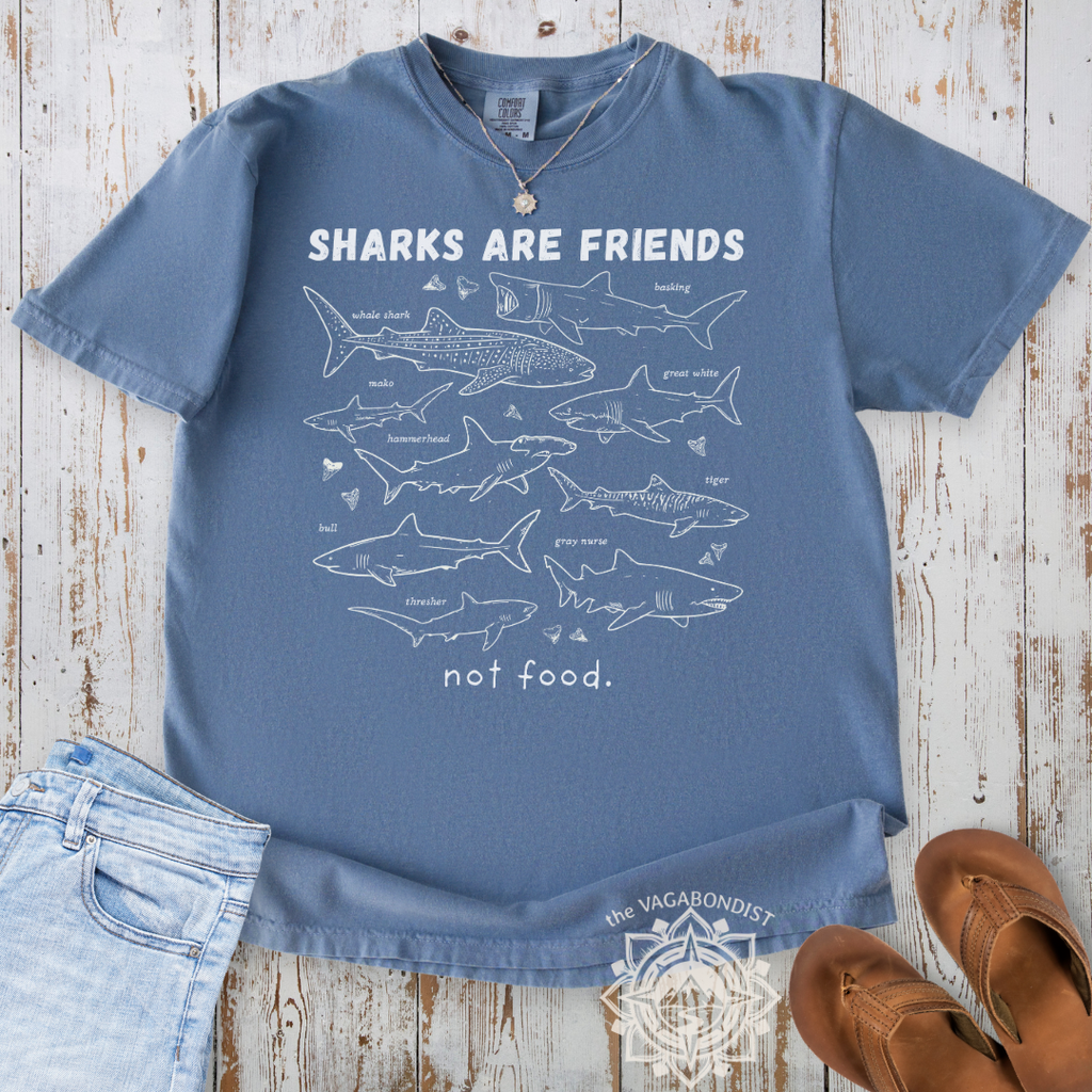 Sharks are Friends, not Food T-Shirt