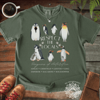 Respect the Locals: Penguins of Antarctica Cotton T-Shirt