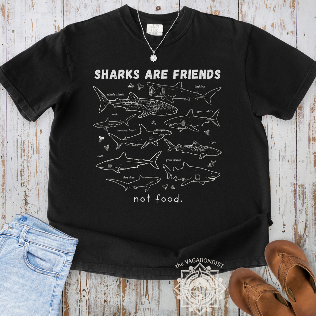 Sharks are Friends, not Food T-Shirt