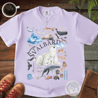 Watercolor Svalbard Icons Cotton T-Shirt